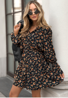 Kwiecista Kleid See You Later Schwarz
