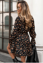 Kwiecista Kleid See You Later Schwarz