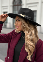 Kapelusz z paskiem Zero Interest czarny