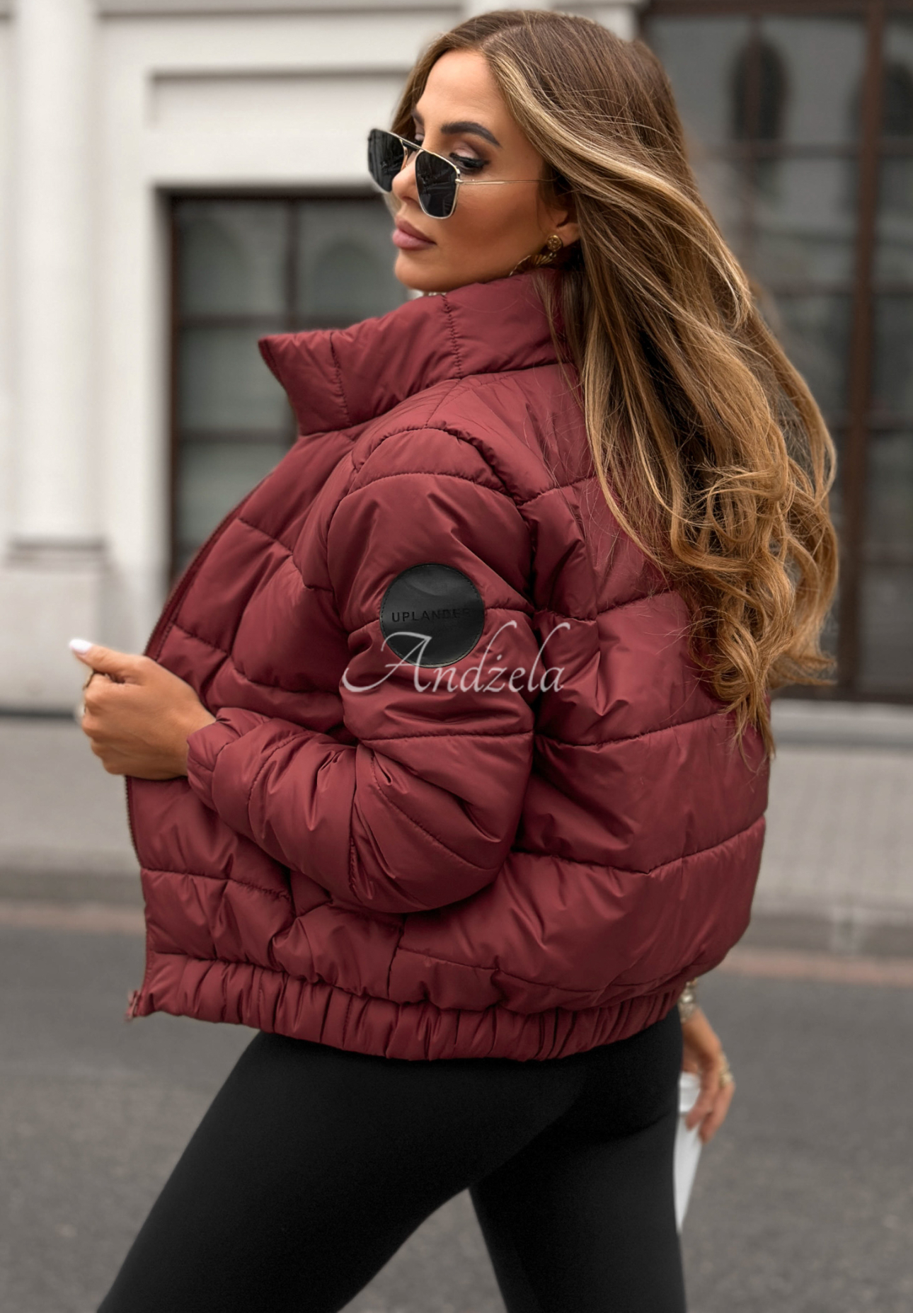 Steppjacke Broken Silence Burgunderrot