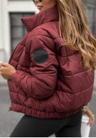 Pikowana Jacke Broken Silence Burgunderrot