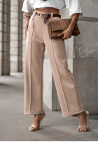 Stoffhose mit Gürtel Full Battery Mokkafarben