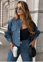 Jeans Jacke That’s The Point Blau
