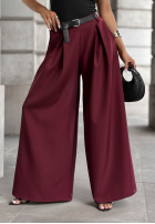 Stoffhose wide leg Take A Breath Burgund