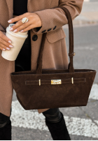 Zamszowa Tasche That Thought Schokoladenbraun