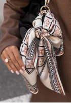 Halstuch Mit Muster Little Details Hell Beige