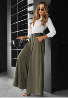 Material Hose wide leg Need Coffee Khaki
