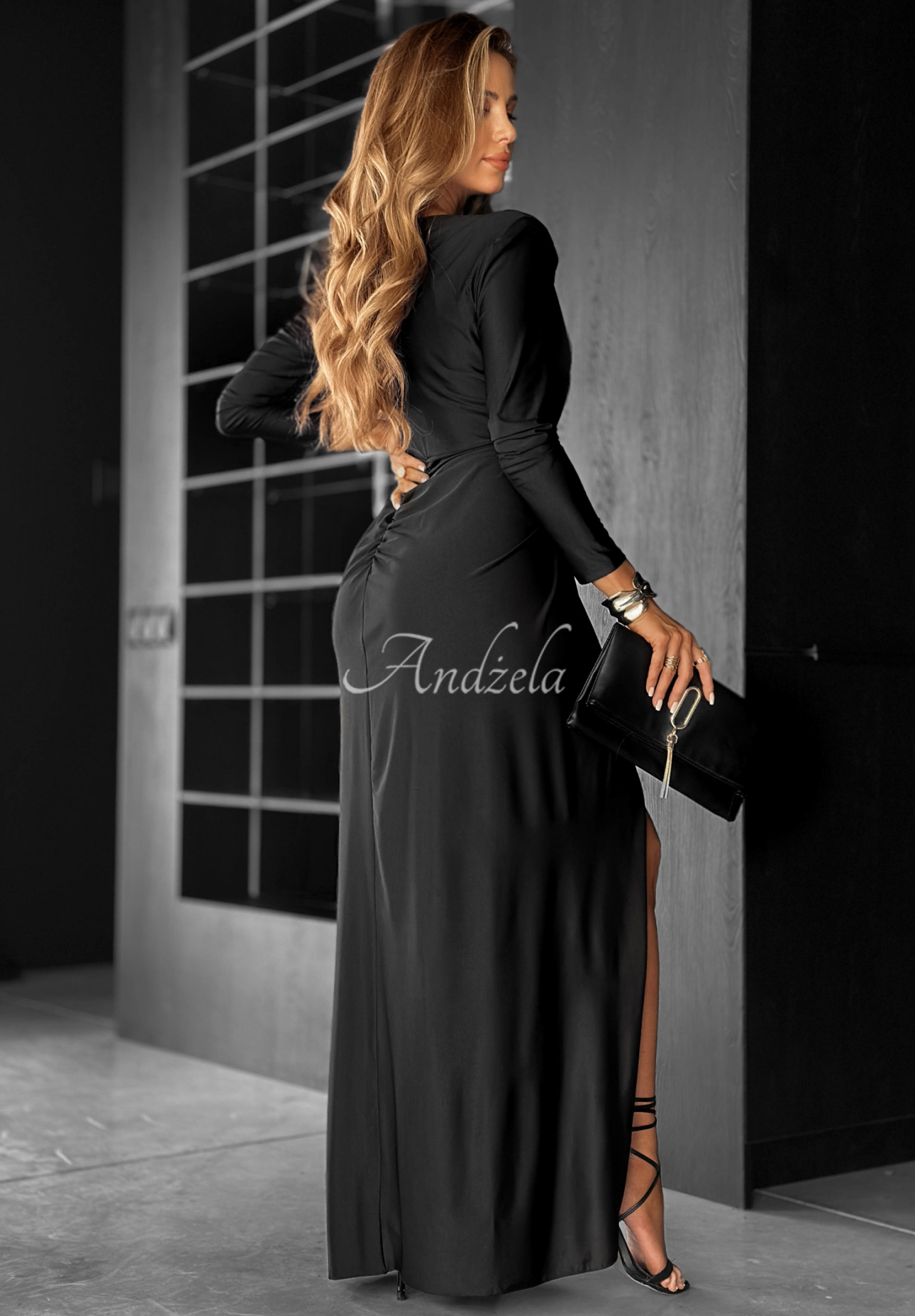 Maxikleid When I Saw You Schwarz