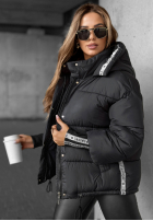 Pikowana Jacke Mit Muster Just Guessing Schwarz