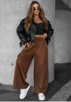 Material Hose wide leg Listen Me Schokoladenbraun