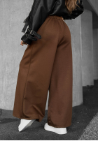 Material Hose wide leg Listen Me Schokoladenbraun