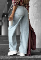 Hose Jeans z przetarciami Unavailable Blau