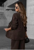 Blazer Until You Ask Schokoladenbraun