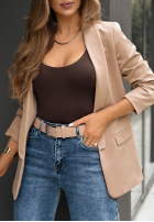 Klasyczna marynarka Premium Latte