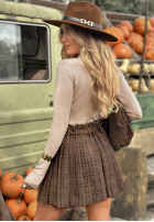 Dopasowany Pullover z golfem Between Us Beige