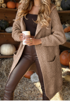 Długi Cardigan Your Time Is Now Beige