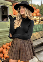 Dopasowany Pullover z golfem Between Us Schwarz