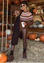 Pullover Mit Muster Lone Pine Schokoladenbraun