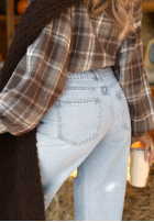 Hose Jeans wide leg Not My Type Blau