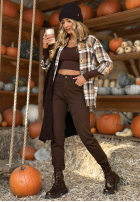 Hose Jeans mom fit I Said Maybe Schokoladenbraun