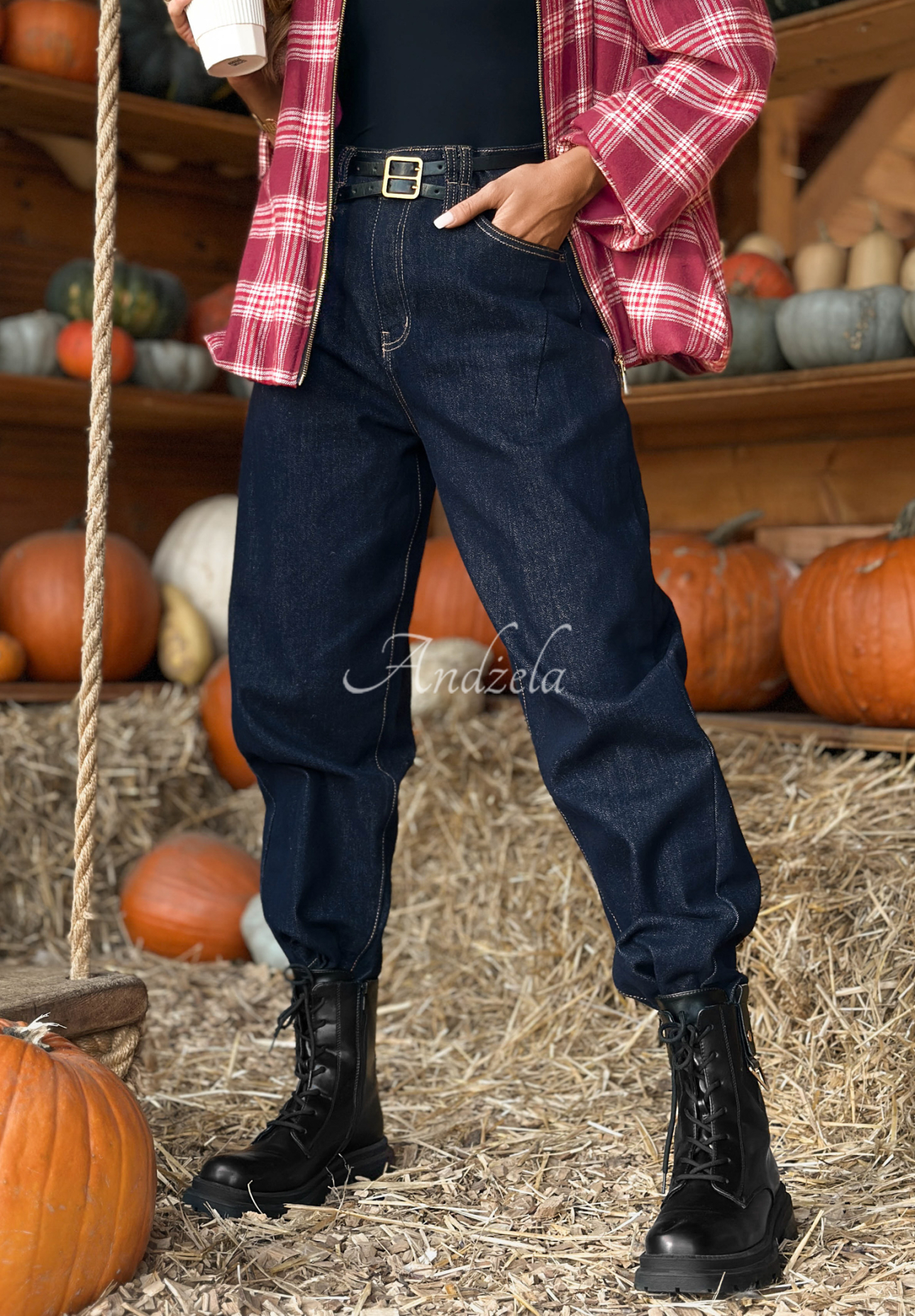 Balloon Jeans Important Message Dunkelblau