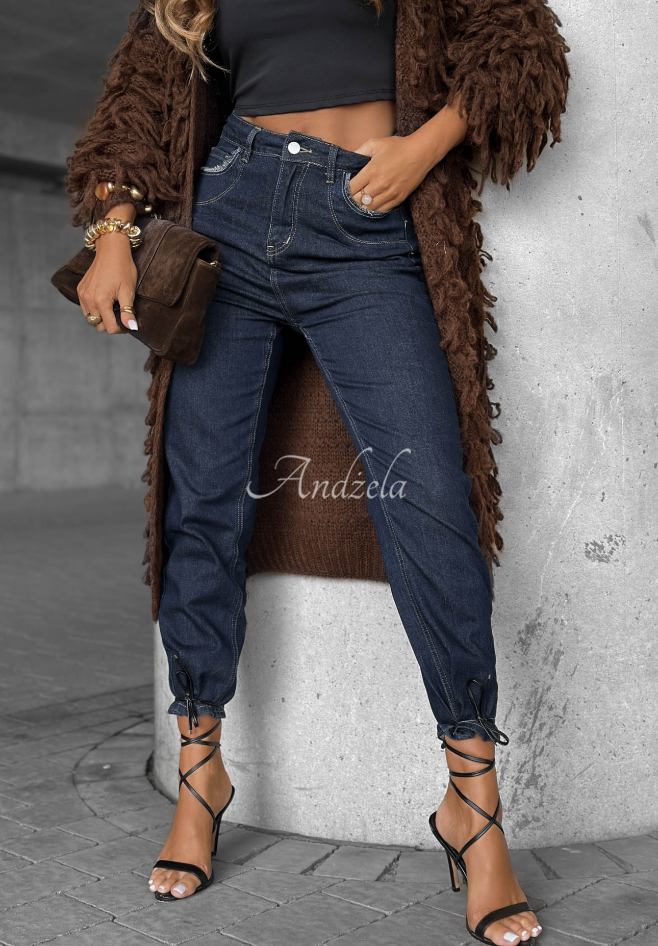 Jeanshose mom fit My Better Side Dunkelblau