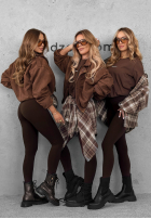 Leggings I Am Ready Now Schokoladenbraun