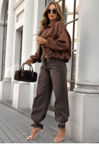 Jacke bomberka Give Me Truth Schokoladenbraun