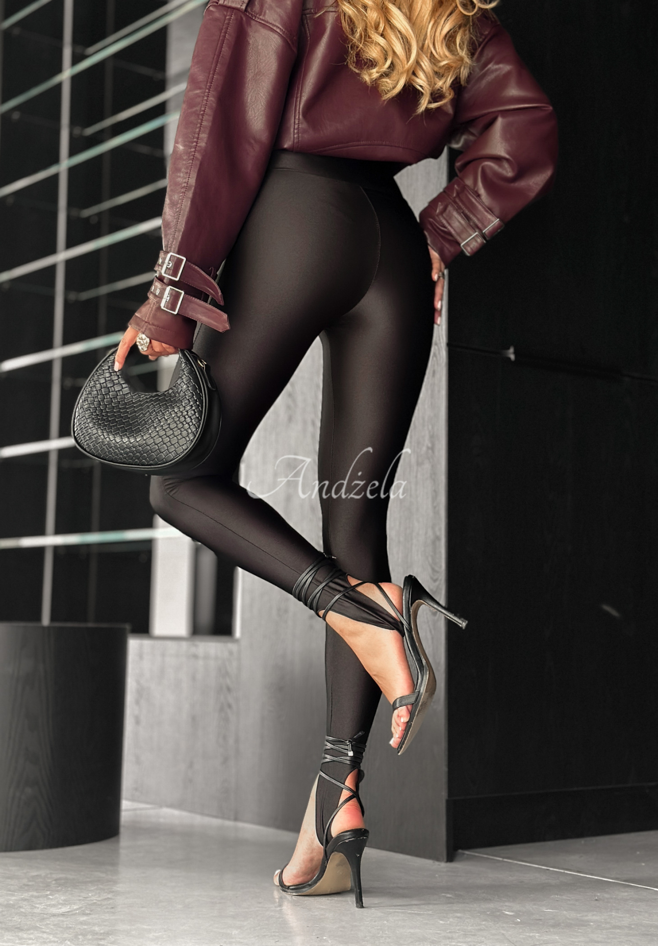 Leggings mit Fersenkappe Don&#039;t Call Again Schwarz