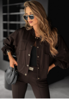 Jeans Jacke That’s The Point Schokoladenbraun