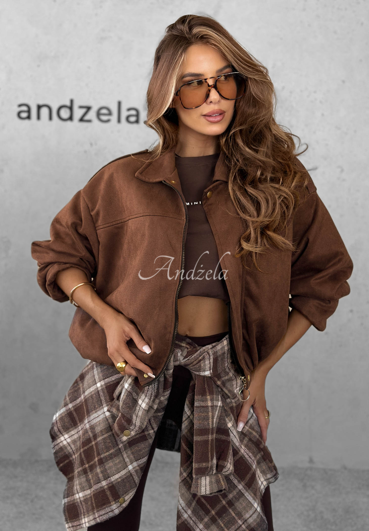 Delete That chocolate bomber jacket