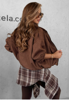 Kurtka bomberka Delete That czekoladowa