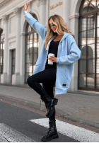 Rozpinana Sweatshirt z kapturem Siempre Himmelblau II