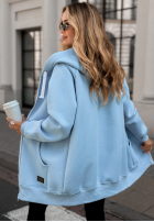 Rozpinana Sweatshirt z kapturem Siempre Himmelblau II