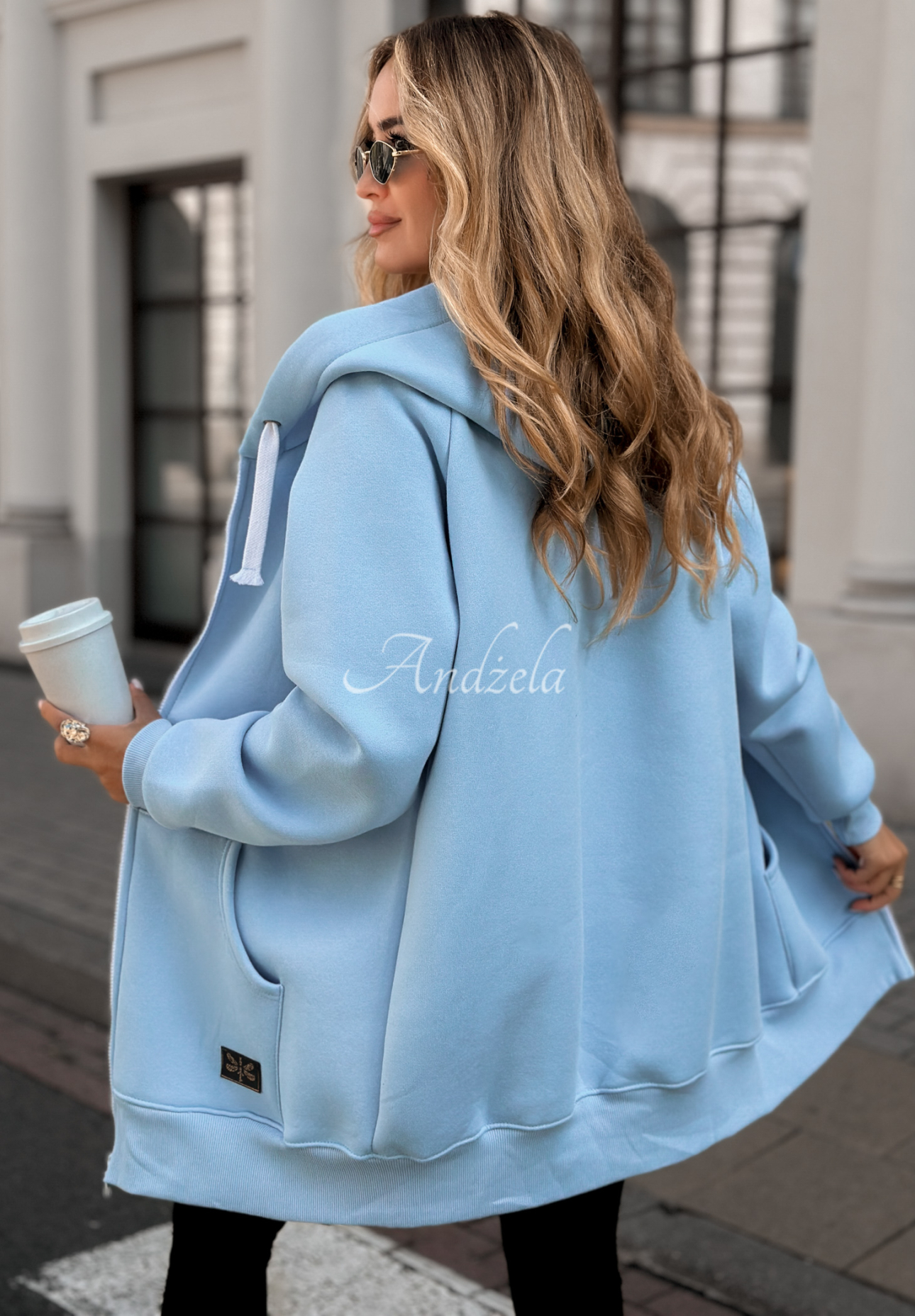 Kapuzenjacke Siempre Himmelblau II