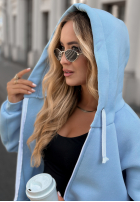Rozpinana Sweatshirt z kapturem Siempre Himmelblau II