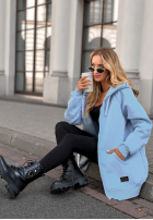 Rozpinana Sweatshirt z kapturem Siempre Himmelblau II
