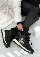 Sneakersy z futerkiem Getting Really Cold Schwarz