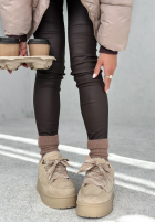 zamszowe sneakersy Comfy In The Cold Beige