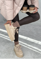 zamszowe sneakersy Comfy In The Cold Beige
