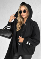 Krótka Jacke z kapturem Your New Number Schwarz