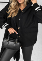 Krótka Jacke z kapturem Your New Number Schwarz