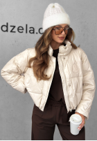 Puchowa Jacke Golden Leaves Beige
