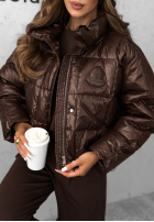 Puchowa Jacke Cinnamon Nights Schokoladenbraun