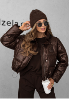 Puchowa Jacke Cinnamon Nights Schokoladenbraun