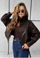 Skórzana Jacke All Yours Now Schokoladenbraun