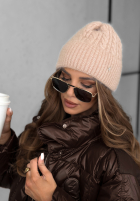 Pleciona Mütze Frosted Heart Beige