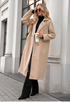 Mantel dwurzędowy Almost Mine Beige