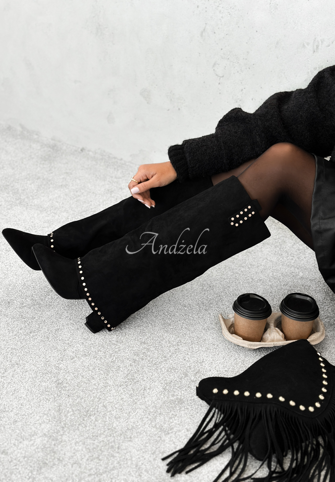 Wildlederstiefel Pine Mountain Club Schwarz