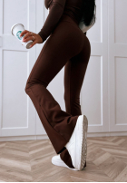 Leggings dzwony Can’t Stop Schokoladenbraun